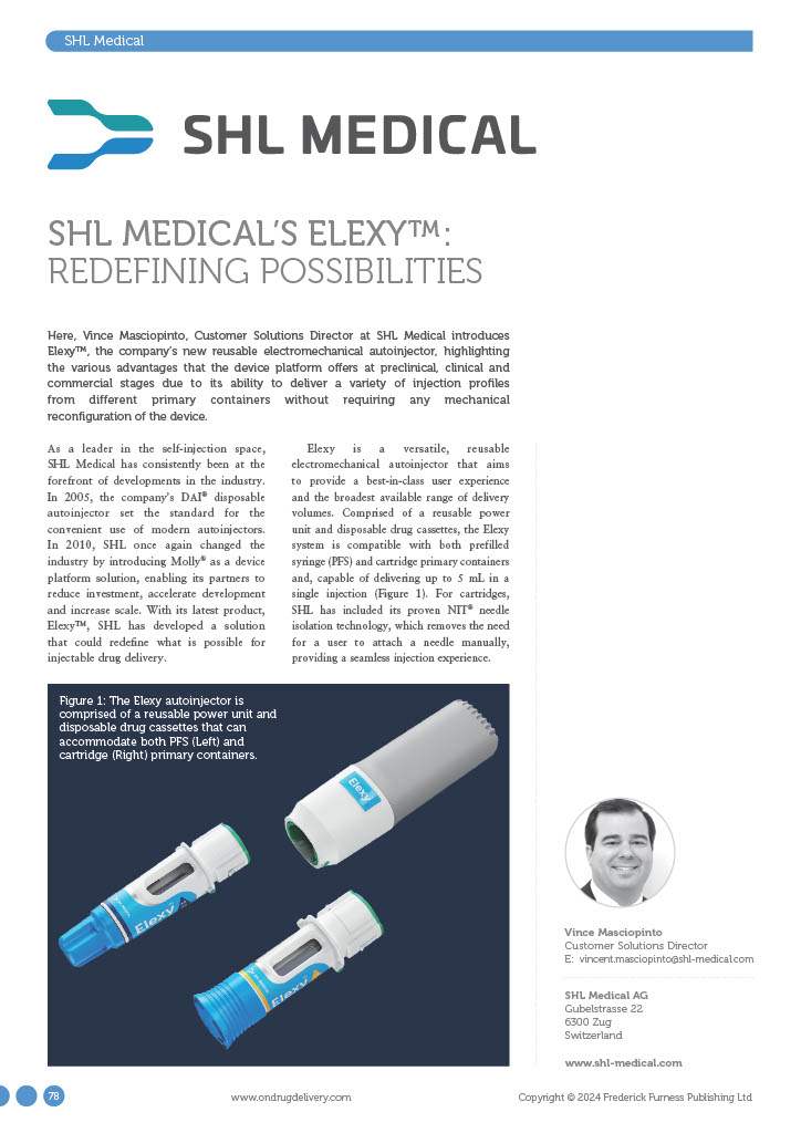 Shl Medical Elexy Redefining Possibilities